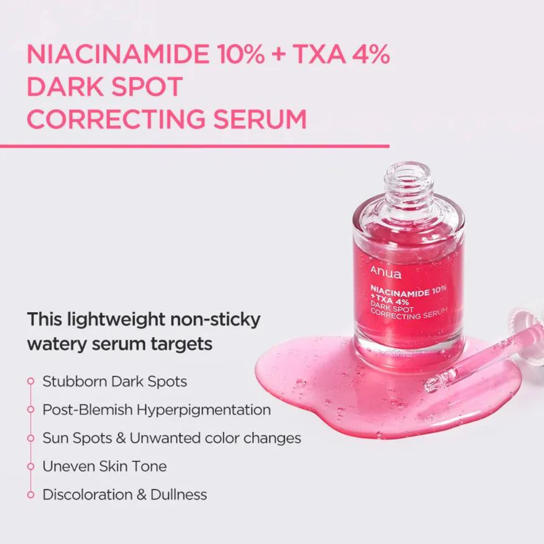 ANUA Niacinamide 10% + TXA 4% Dark Spot Correcting Serum 30ml