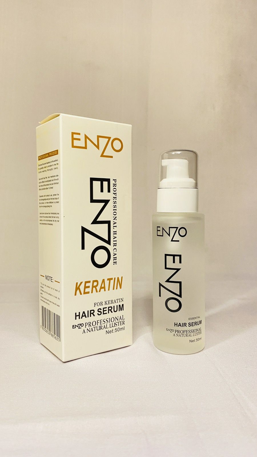 ENZO Smooth And Shiny keratin Hair Serum 100% Original