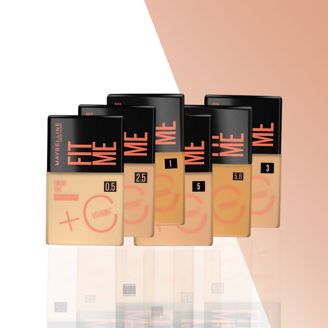 Maybelline Fit Me Foundation Fresh Tint SPF 50