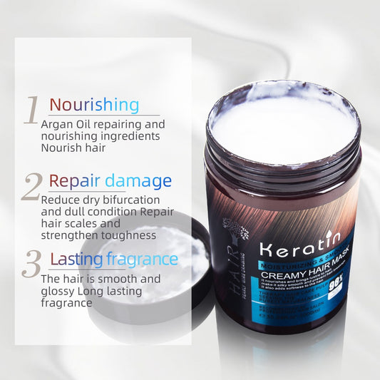 Keratin Hair Mask to Make Hair soft Smooth and Shiny 500ml