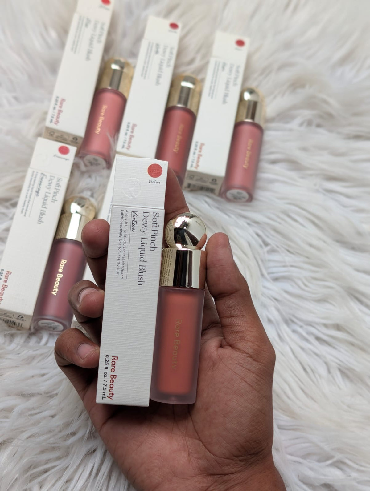 _*Rare Beauty Soft Pinch Blush Liquide Frais Virtue 7.5ml*_ Made in Italy