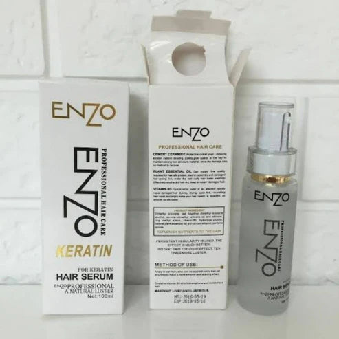 ENZO  Smooth And Shiny keratin Hair Serum 100% Original