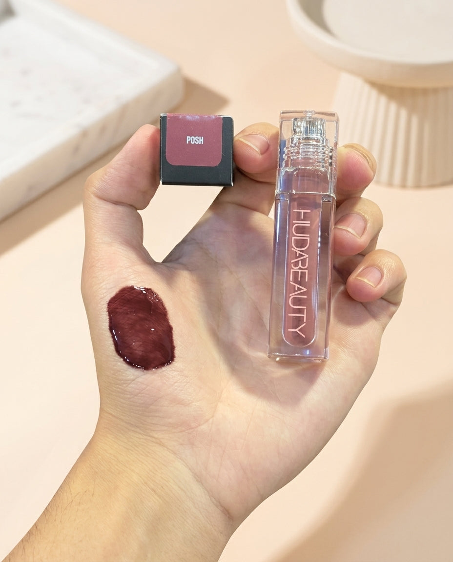 Huda Beauty FAUX FILLER Extra Shine Lip Gloss