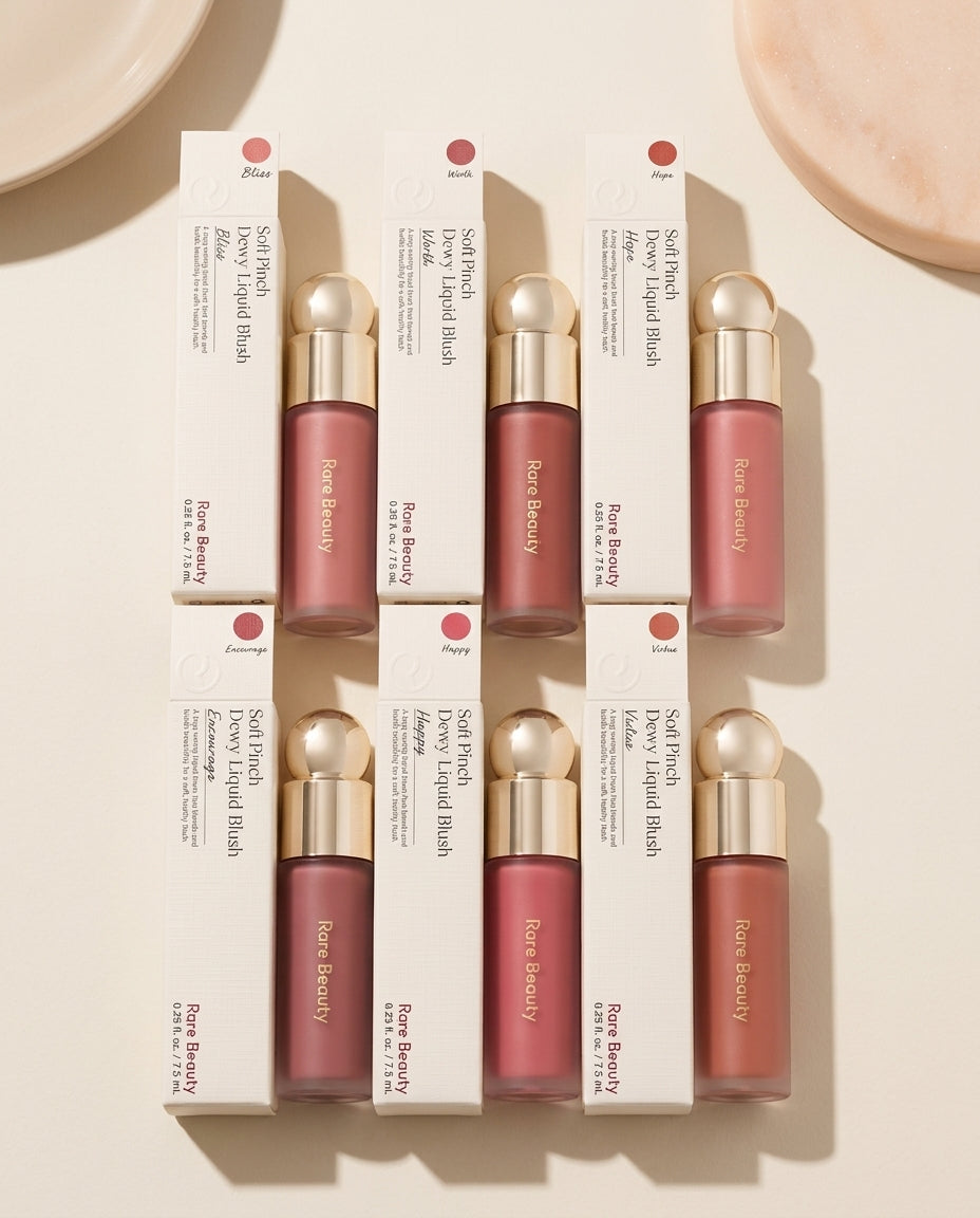 _*Rare Beauty Soft Pinch Blush Liquide Frais Virtue 7.5ml*_ Made in Italy