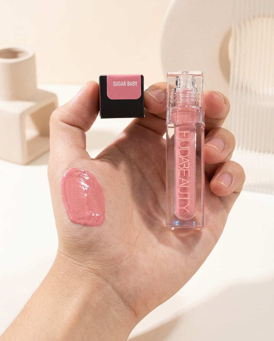 Huda Beauty FAUX FILLER Extra Shine Lip Gloss