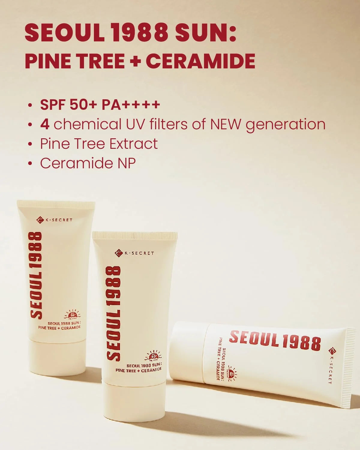 Seoul 1988 Sun: Pine Tree + Ceramide 50ml