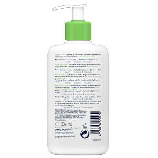 CeraVe Hydrating Cleanser For Normal to Dry Skin (236ml)