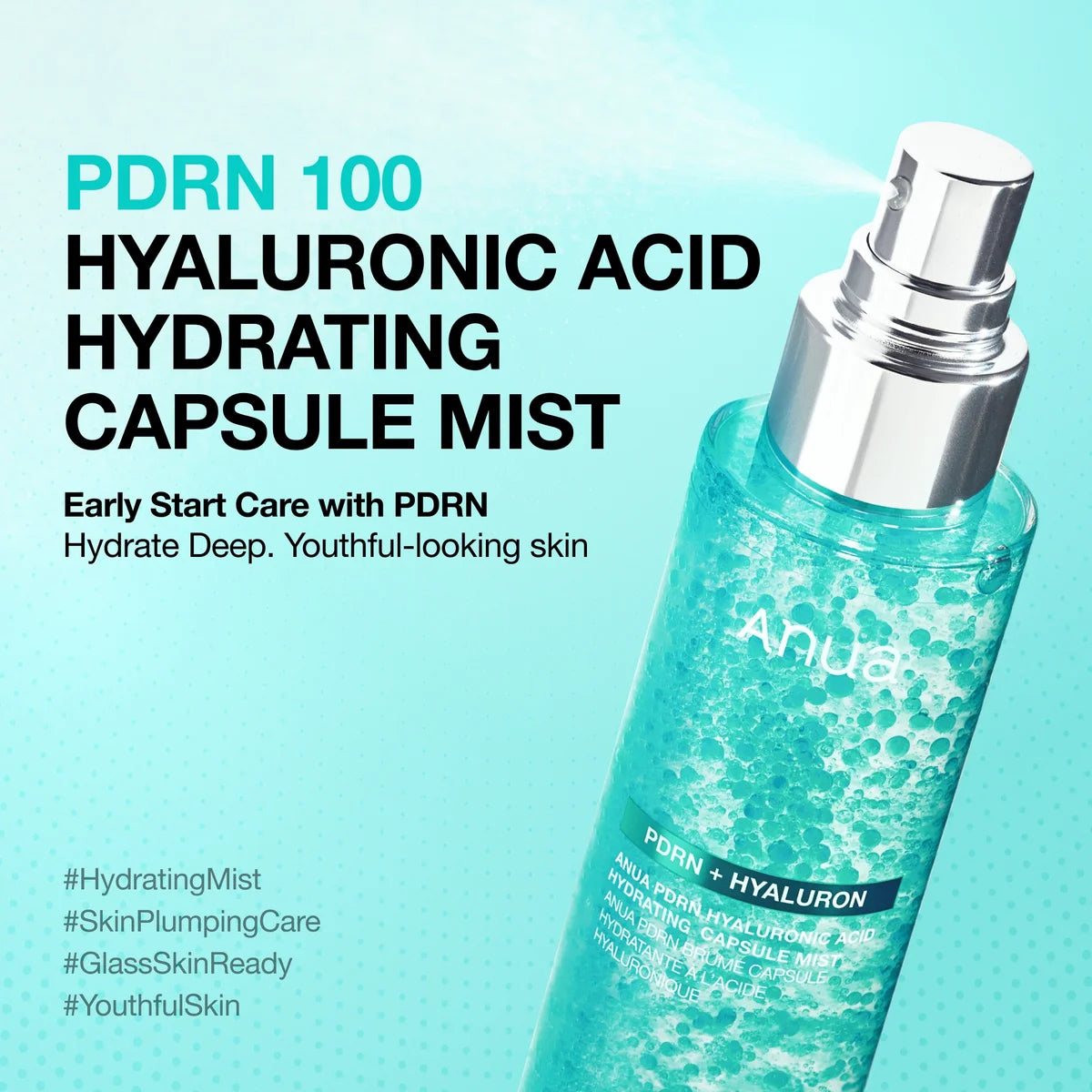 Anua - PDRN Hyaluronic Acid Hydrating Capsule Mist 100Ml