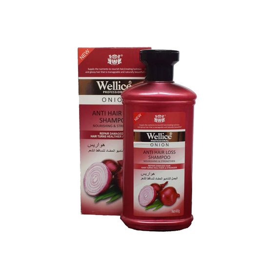 Wellice Onion Anti-Hair Loss Shampoo 400g 100% Original Made