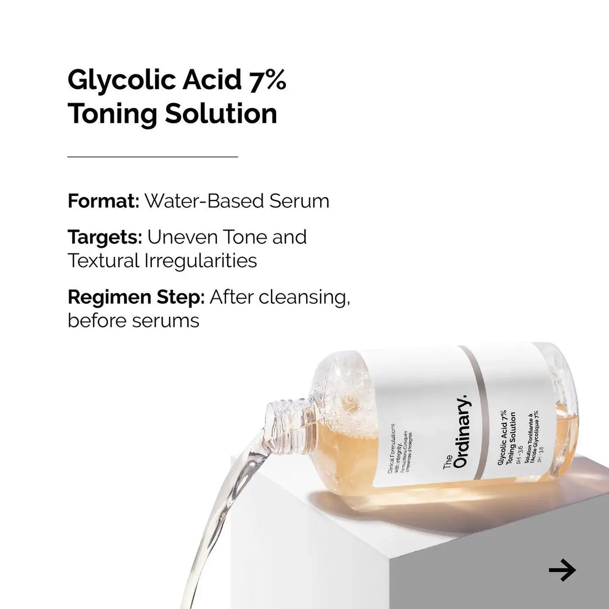 THE ORDINARY Glycolic Acid 7% Toning Solution, 240ml