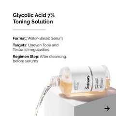THE ORDINARY Glycolic Acid 7% Toning Solution, 240ml